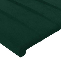 Tête de lit Vert foncé 80x5x78/88 cm Velours 615988615988