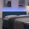 Tête de lit LED avec bandes LED Bleu 144 cm Velours 615991615991