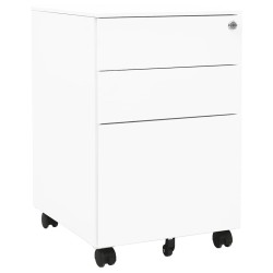 Classeur mobile Blanc 39x45x60 cm Acier 615995615995