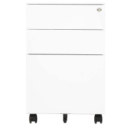 Classeur mobile Blanc 39x45x60 cm Acier 615995615995