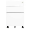 Classeur mobile Blanc 39x45x60 cm Acier 615995615995
