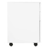 Classeur mobile Blanc 39x45x60 cm Acier 615995615995