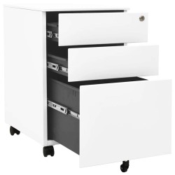 Classeur mobile Blanc 39x45x60 cm Acier 615995615995