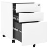 Classeur mobile Blanc 39x45x60 cm Acier 615995615995