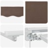 Auvent rétractable manuel Taupe 5 × 3,5 m 615997615997