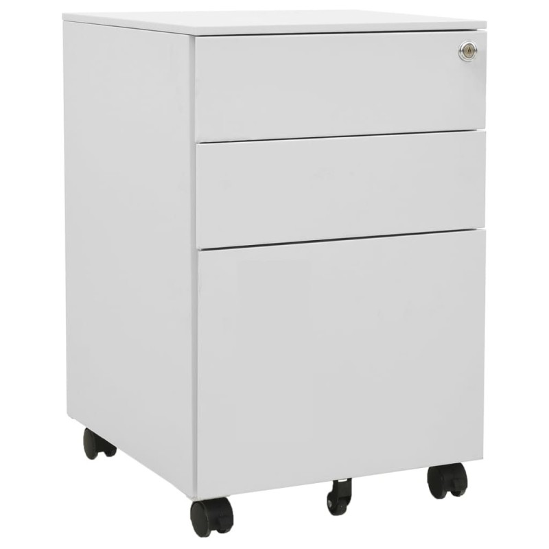 Classeur mobile Gris clair 39x45x60 cm Acier 615999615999