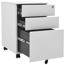 Classeur mobile Gris clair 39x45x60 cm Acier 615999615999