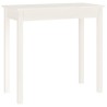 Table console Blanc 80x40x75 cm Bois massif de pin 616000616000