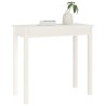 Table console Blanc 80x40x75 cm Bois massif de pin 616000616000