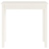 Table console Blanc 80x40x75 cm Bois massif de pin 616000616000