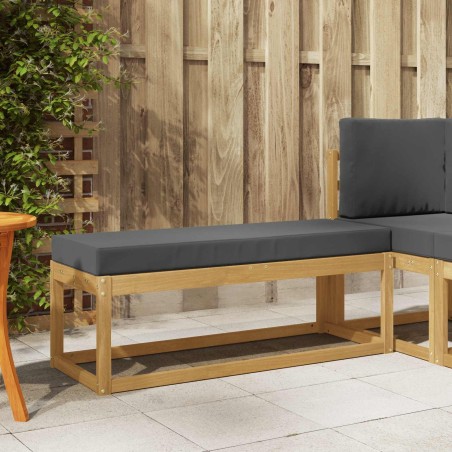 Banc de Jardin Blanc 115 x 43 x 45 cm Bois d'Acacia Massif 616002616002