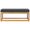 Banc de Jardin Blanc 115 x 43 x 45 cm Bois d'Acacia Massif 616002616002