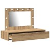 Table de Toilette Marron 100 x 40 x 70 cm Bois d'ingénierie 616004616004