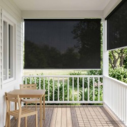 Store enrouleur extérieur à 90% de blocage UV Noir 200 x 140 cm 616005616005