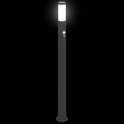 Borne lumineuse avec détecteur 110 cm en acier inoxydable IP44 616013616013