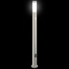 Bornes lumineuses avec détecteur et prise lot de 3 110 cm acier inoxydable IP44 616014616014