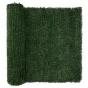 Clôture Artificielle Vert foncé 1,5 x 5 m PVC et Acier 616016616016