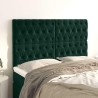 Tête de lit Vert foncé 160x7x118/128 cm Velours 616019616019