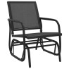 Chaises oscillantes de jardin lot de 2 noir 61x76x87 cm 616020616020