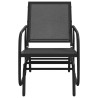 Chaises oscillantes de jardin lot de 2 noir 61x76x87 cm 616020616020