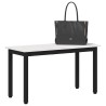 banc Blanc 80 x 35 x 45 cm Bois de pin massif 616021616021