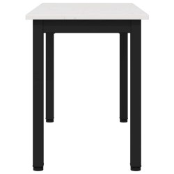 banc Blanc 80 x 35 x 45 cm Bois de pin massif 616021616021