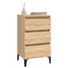 Table de chevet chêne sonoma 40x35x70 cm bois d'ingénierie 616030616030