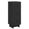Armoire à tiroirs Noir 33 x 34,5 x 90 cm Bois d'ingénierie 616032616032