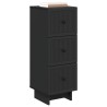 Armoire à tiroirs Noir 33 x 34,5 x 90 cm Bois d'ingénierie 616032616032