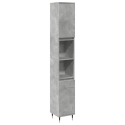Armoire de salle de bain gris béton 30x30x190 cm 616035616035