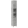 Armoire de salle de bain gris béton 30x30x190 cm 616035616035