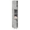 Armoire de salle de bain gris béton 30x30x190 cm 616035616035