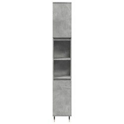 Armoire de salle de bain gris béton 30x30x190 cm 616035616035