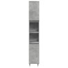 Armoire de salle de bain gris béton 30x30x190 cm 616035616035