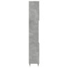 Armoire de salle de bain gris béton 30x30x190 cm 616035616035