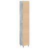 Armoire de salle de bain gris béton 30x30x190 cm 616035616035