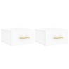 Tables de chevet murales 2 pcs blanc 35x35x20 cm 616036616036