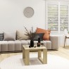 Table d'appoint Chêne sonoma 50x50x35 cm Bois d’ingénierie 616042616042