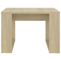 Table d'appoint Chêne sonoma 50x50x35 cm Bois d’ingénierie 616042616042