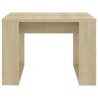 Table d'appoint Chêne sonoma 50x50x35 cm Bois d’ingénierie 616042616042