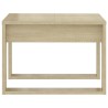 Table d'appoint Chêne sonoma 50x50x35 cm Bois d’ingénierie 616042616042
