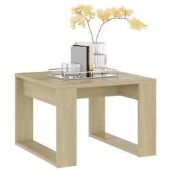 Table d'appoint Chêne sonoma 50x50x35 cm Bois d’ingénierie 616042616042