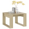 Table d'appoint Chêne sonoma 50x50x35 cm Bois d’ingénierie 616042616042