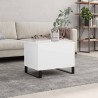 Table basse Blanc 60x44,5x45 cm Bois d'ingénierie 616050616050