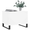Table basse Blanc 60x44,5x45 cm Bois d'ingénierie 616050616050