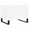 Table basse Blanc 60x44,5x45 cm Bois d'ingénierie 616050616050