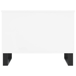 Table basse Blanc 60x44,5x45 cm Bois d'ingénierie 616050616050