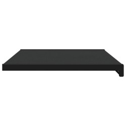 Appui de fenêtre Noir avec grain de bois 80 x 40 x 4,5 cm PVC 616056616056