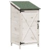 Abri de jardin Blanc 59,5 x 56 x 113,5 cm Bois de Sapin Massif 616057616057