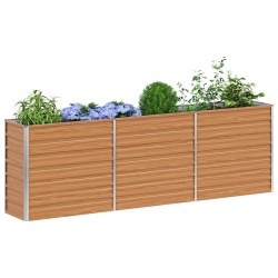 Jardinière surélevée Marron Clair 240 x 40 x 77 cm 616058616058